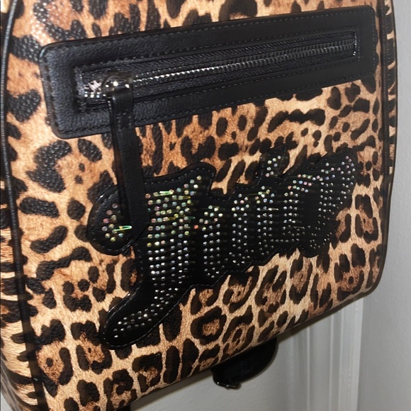 Juicy Couture Tan and Black Leopard Backpack - Picture 5 of 10